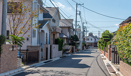 道路又は水路等などの、公共用地との境界をはっきりさせたい場合